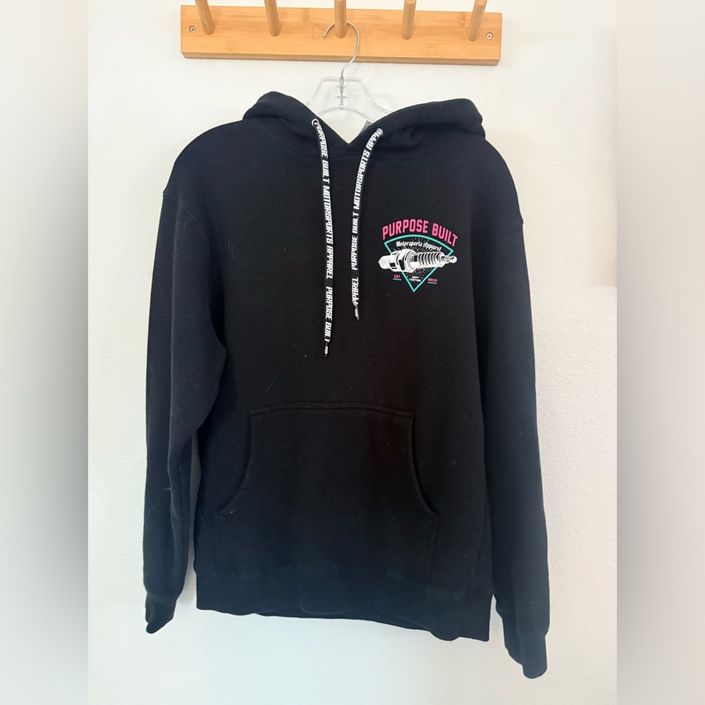 Purpose Built spark plug hoodie